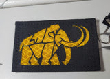 Geometric Mammoth Laser Cut Patch