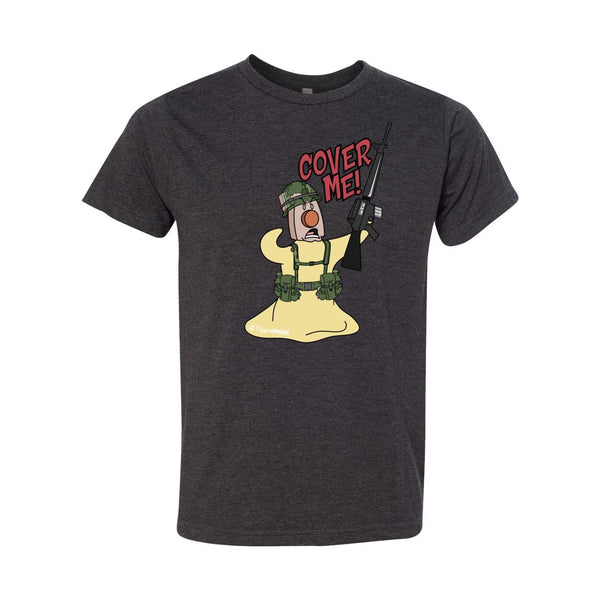 Cover Me Blankie USA-Made Heather Unisex T-Shirt