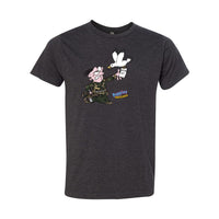 Eddy DD214 USA-Made Heather Unisex T-Shirt