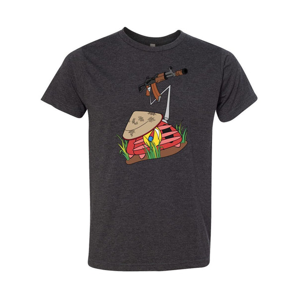 Rice Field Radio USA-Made Heather Unisex T-Shirt
