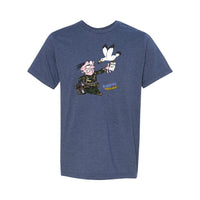 Eddy DD214 USA-Made Heather Unisex T-Shirt