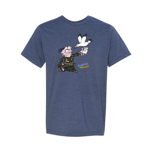 Eddy DD214 USA-Made Heather Unisex T-Shirt