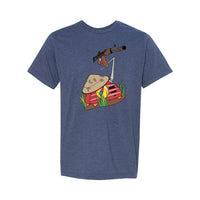 Rice Field Radio USA-Made Heather Unisex T-Shirt
