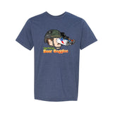 Tactical Beer Goggles USA-Made Heather Unisex T-Shirt