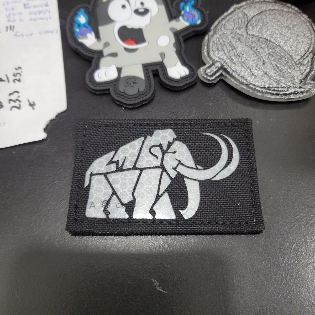 Geometric Mammoth Laser Cut Patch – Poppins Patches