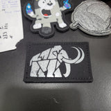 Geometric Mammoth Laser Cut Patch