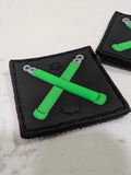 Glowsticks Morale Patch - Green - Glow in the Dark - 100% Made in the USA