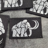 Geometric Mammoth Laser Cut Patch