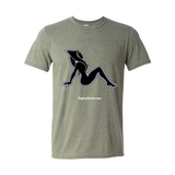 Mud Flap Girl Blue Softstyle T-Shirt