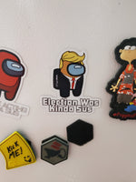 Sus Crewmate fridge magnets