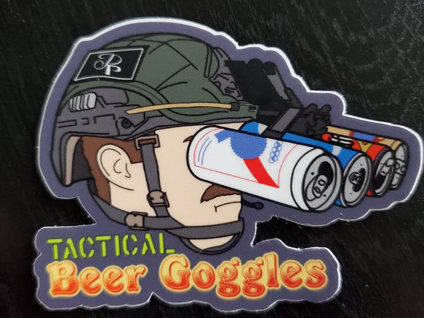 Tactical Beer Goggles Sticker