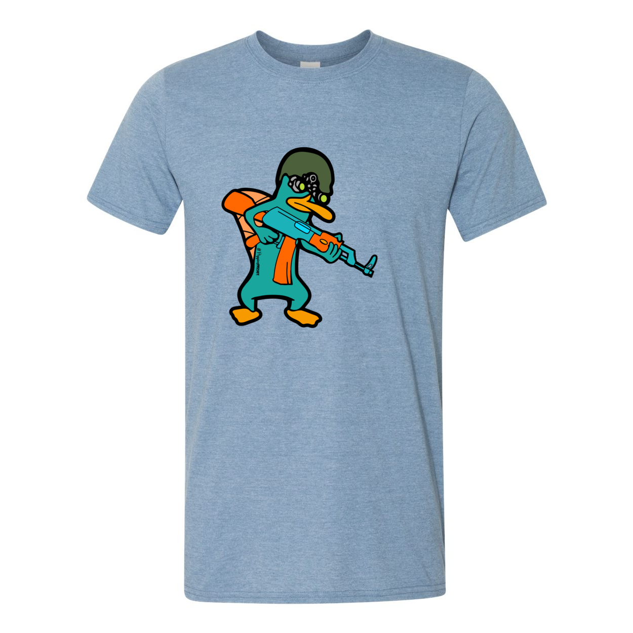 Tactical Platypus v2 Softstyle T-Shirt – Poppins Patches
